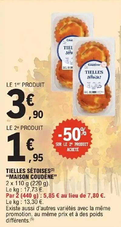 TIELLES SÉTOISES "MAISON COUDÈNE"