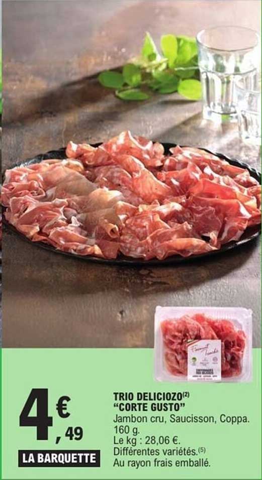 TRIO DELICIOZO(2) "CORTE GUSTO"
