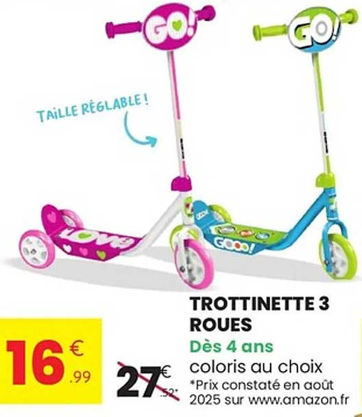 TROTTINETTE 3 ROUES