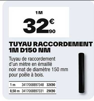 TUYAU RACCORDAMENT 1M D150 NM