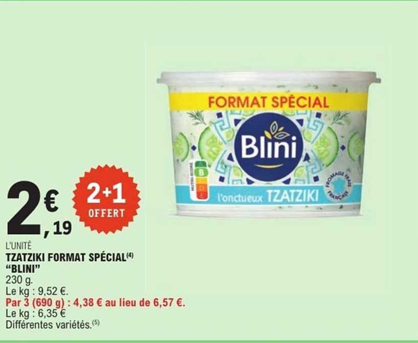 Tzatziki Format Spécial "Blini"