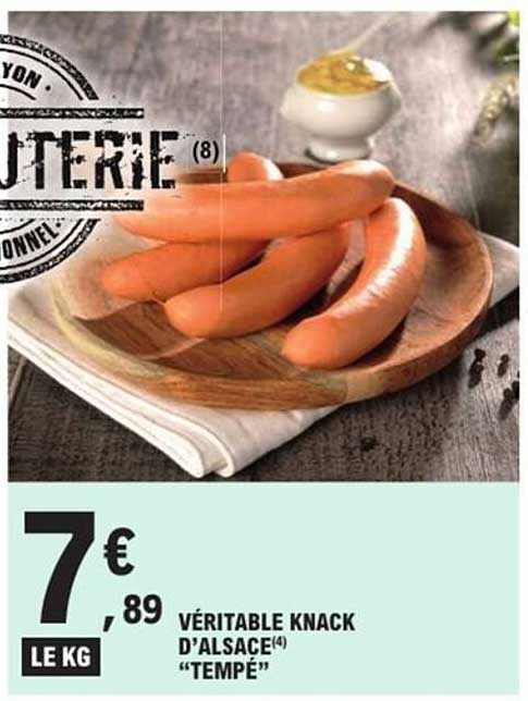 VÉRITABLE KNACK D'ALSACE "TEMPÉ"