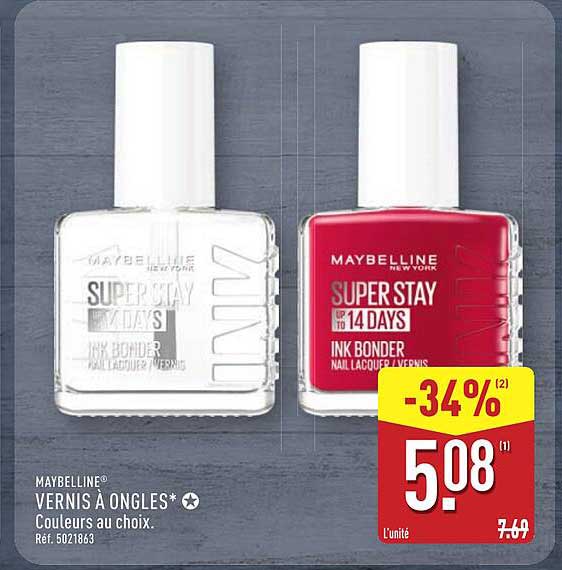 VERNIS À ONGLES MAYBELLINE