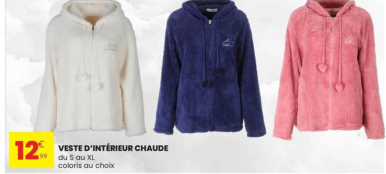 VESTE D'INTÉRIEUR CHAUDE