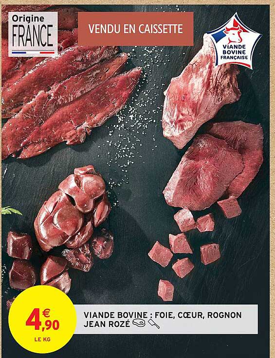 VIANDE BOVINE : FOIE, CŒUR, ROGNON JEAN ROZÉ
