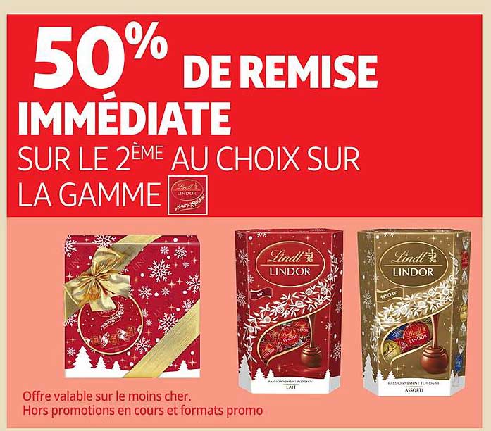 50% DE REMISE IMMEDIATE SUR LE 2ÈME AU CHOIX SUR LA GAMME