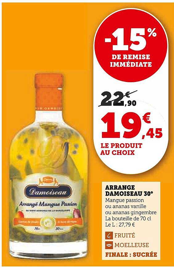 ARRANGE DAMOISEAU 30°