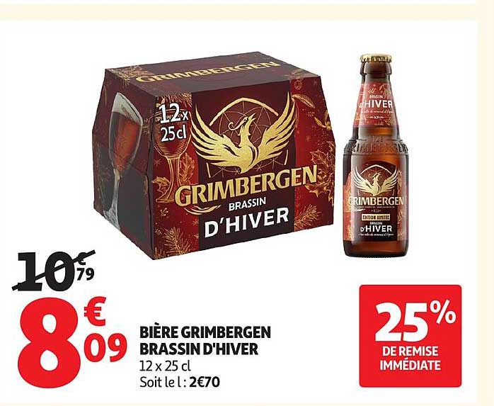 BIÈRE GRIMBERGEN BRASSIN D'HIVER