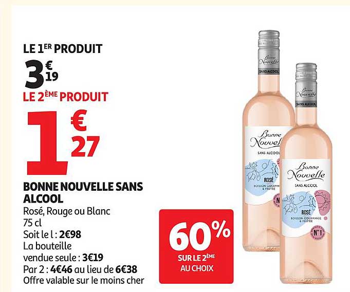 BONNE NOUVELLE SANS ALCOOL