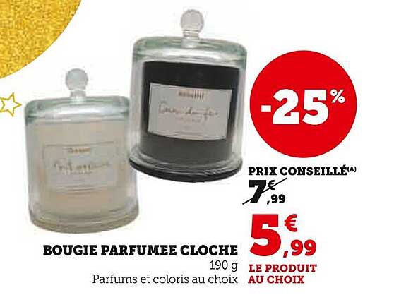 BOUGIE PARFUMEE CLOCHE