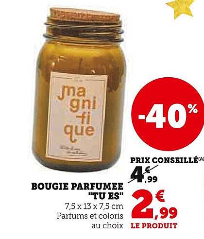 BOUGIE PARFUMEE "TU ES"