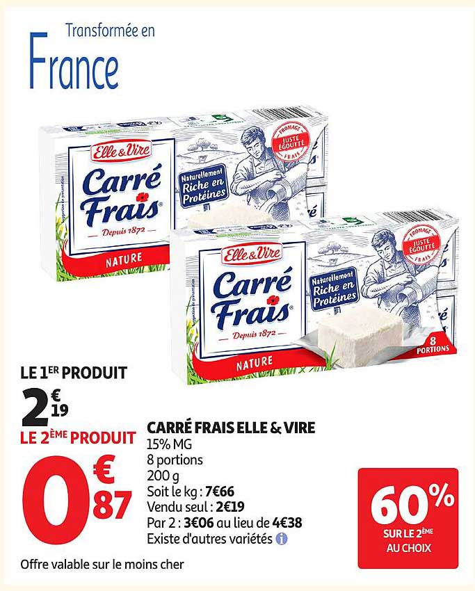 CARRÉ FRAIS ELLE & VIRE