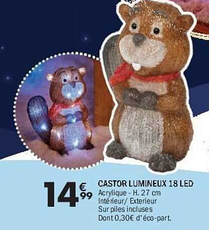 CASTOR LUMINEUX 18 LED
