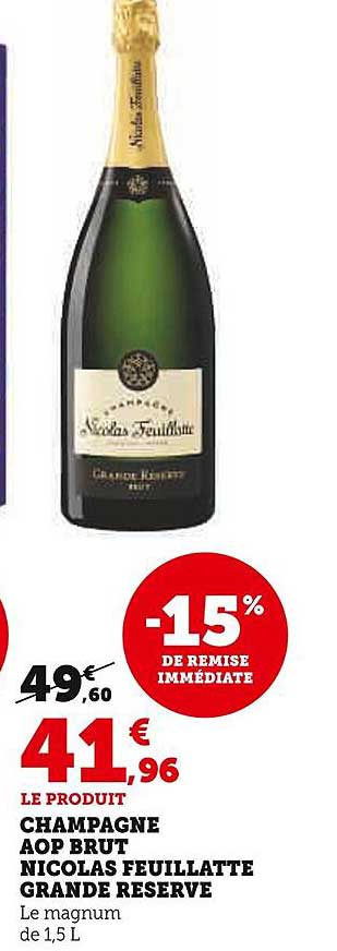 Champagne AOP Brut Nicolas Feuillatte Grande Réserve