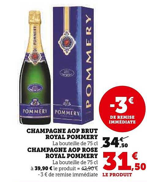 CHAMPAGNE AOP BRUT ROYAL POMMERY