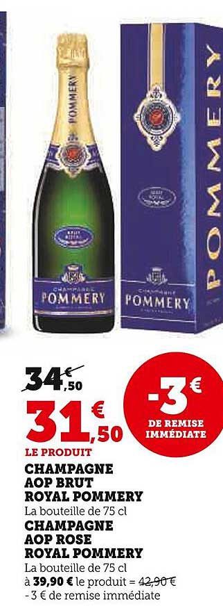 CHAMPAGNE AOP BRUT ROYAL POMMERY