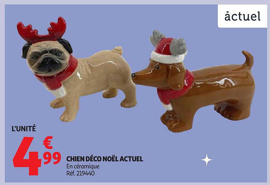 CHIEN DÉCO NOËL ACTUEL