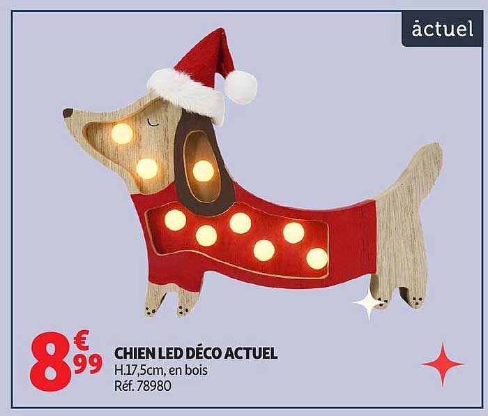 CHIEN LED DÉCO ACTUEL