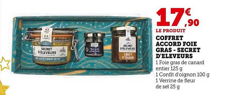 COFFRET ACCORD FOIE GRAS - SECRET D'ELEVEURS