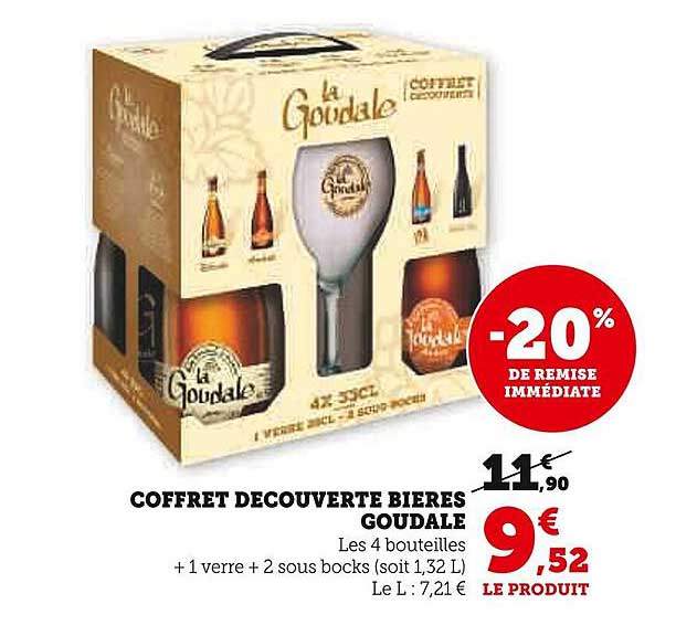 COFFRET DECOUVERTE BIERES GOUDALE