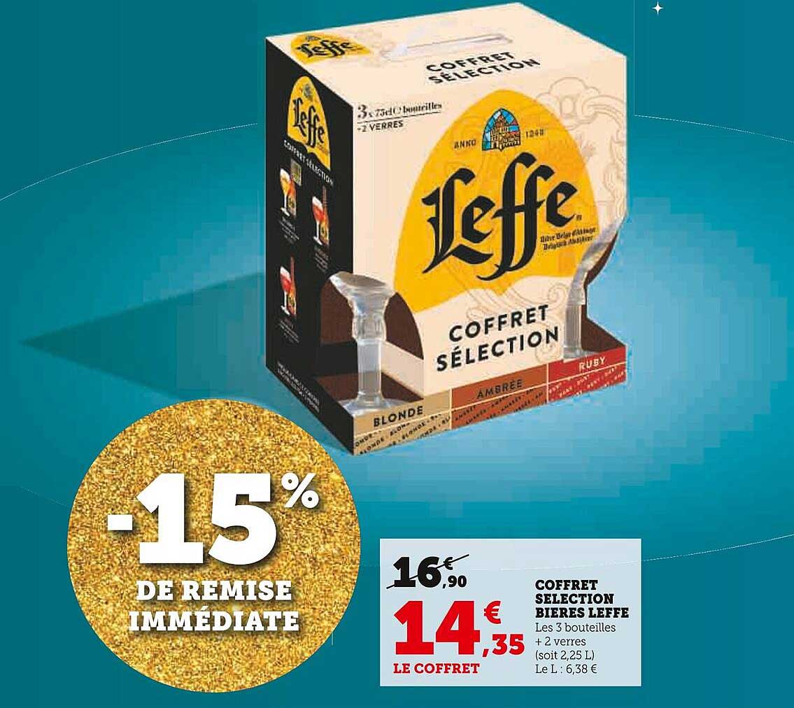 COFFRET SÉLECTION BIÈRES LEFFE
