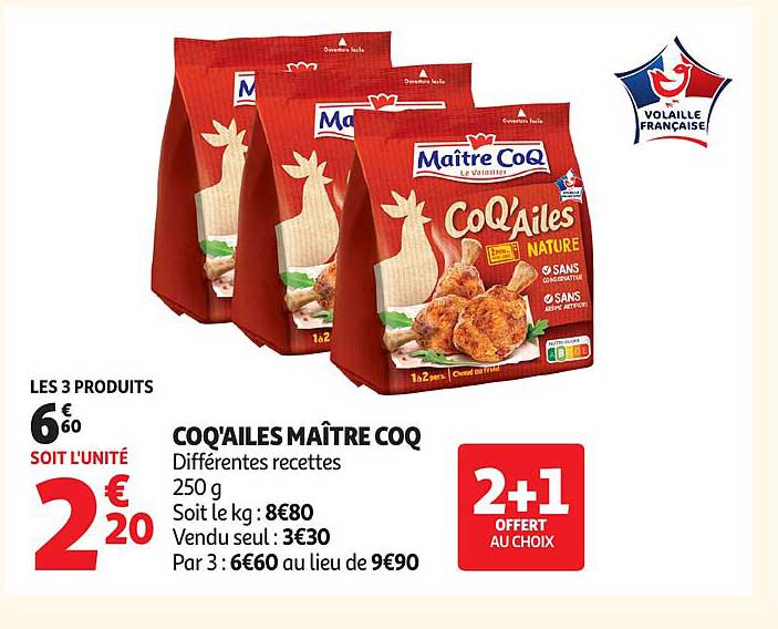 COQ'AILES MAÎTRE COQ