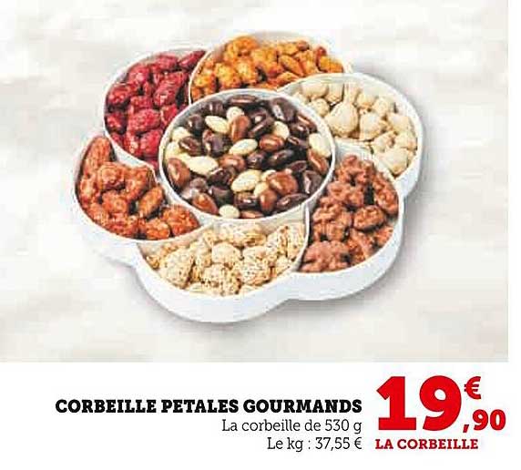 CORBEILLE PETALES GOURMANDS