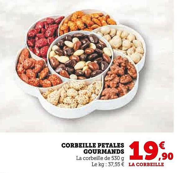 CORBEILLE PETALES GOURMANDS