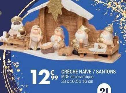 CRÈCHE NAÏVE 7 SANTONS