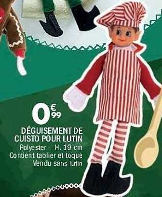 DÉGUISEMENT DE CUISTO POUR LUTIN