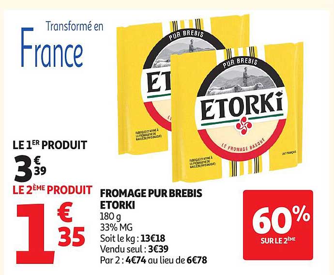 FROMAGE PUR BREBIS ETORKI