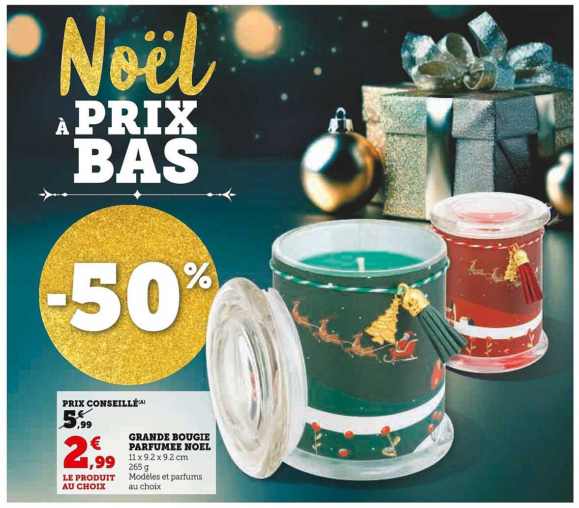 GRANDE BOUGIE PARFUMEE NOEL