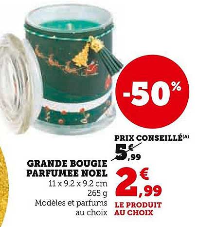GRANDE BOUGIE PARFUMEE NOEL