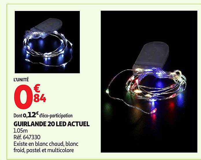 GUIRLANDE 20 LED ACTUEL