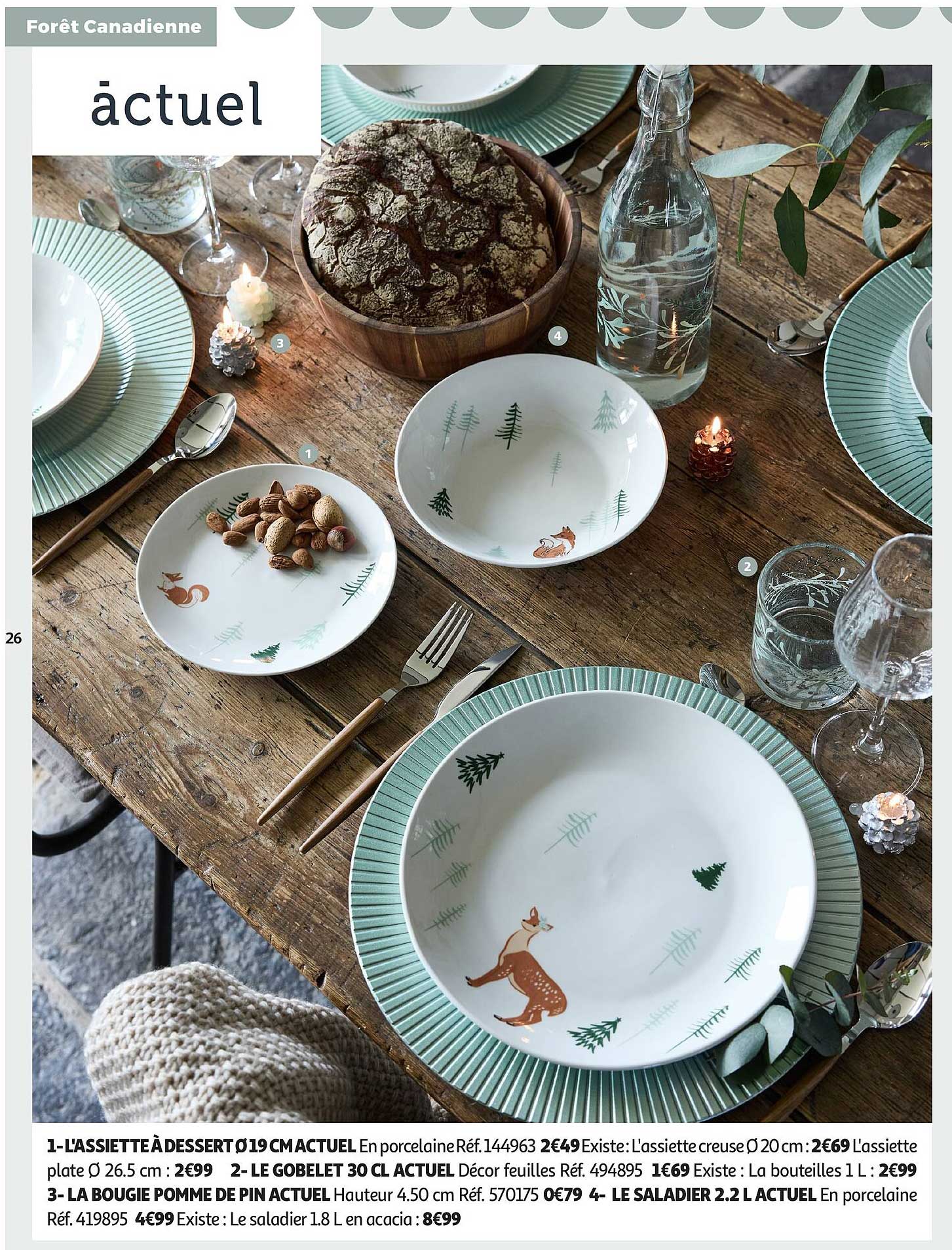 L'ASSIETTE À DESSERT Ø 19 CM ACTUEL