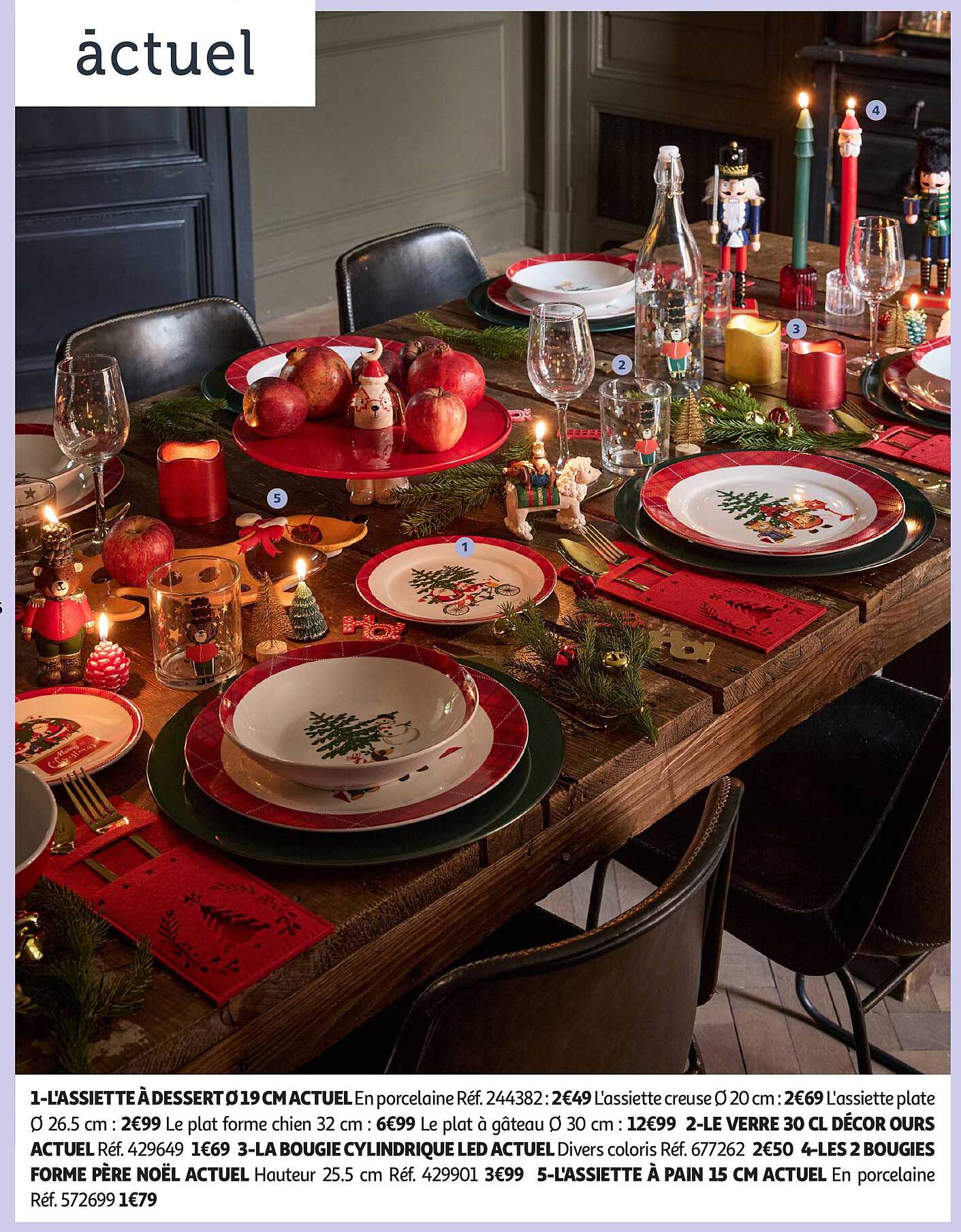 L'ASSIETTE À DESSERT Ø19 CM ACTUEL