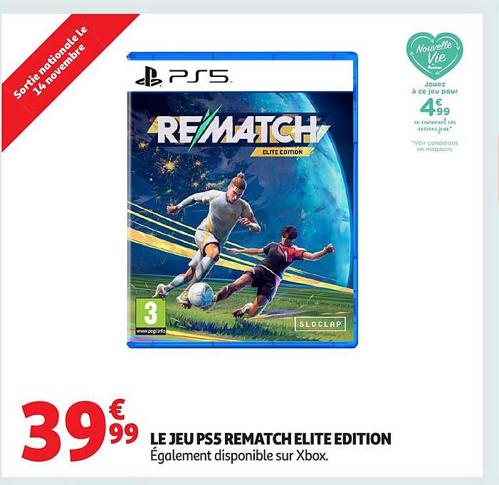 LE JEU PS5 REMATCH ELITE EDITION