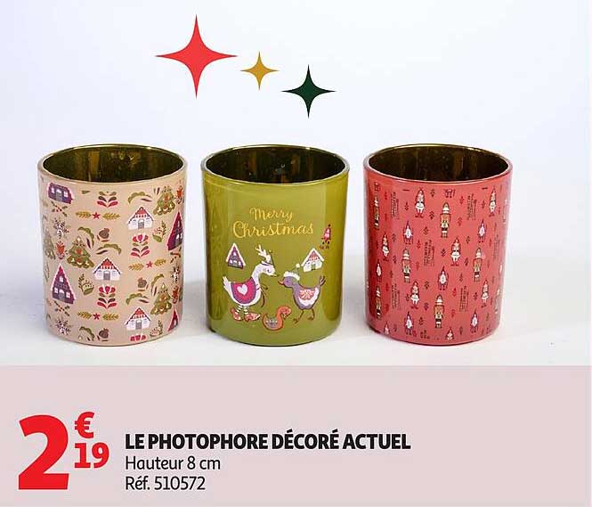 LE PHOTOPHORE DÉCORÉ ACTUEL