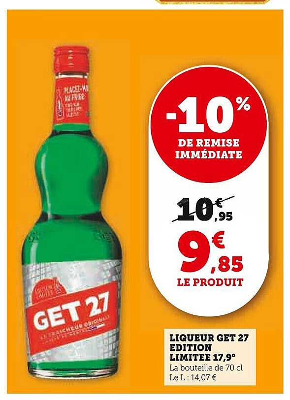 LIQUEUR GET 27 EDITION LIMITEE 17,9°