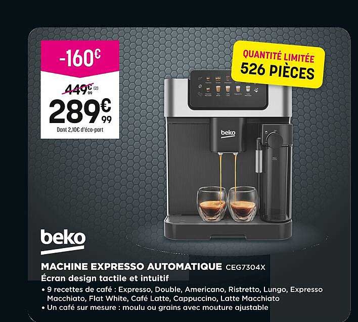 MACHINE EXPRESSO AUTOMATIQUE CEG7304X