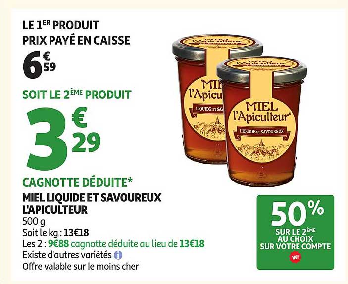 Miel liquide et savoureux L'Apiculteur