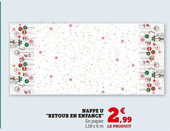 NAPPE U "RETOUR EN ENFANCE"