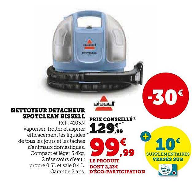 NETTOYEUR DETACHEUR SPOTCLEAN BISSELL