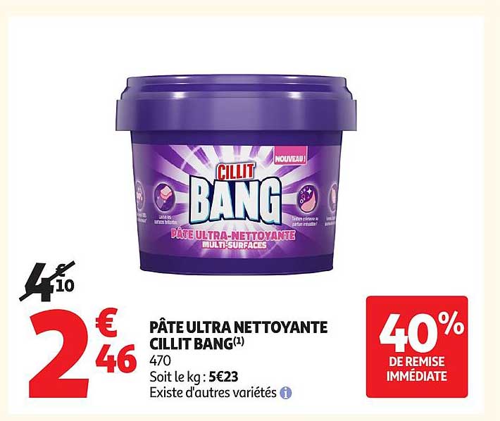 PÂTE ULTRA NETTOYANTE CILLIT BANG