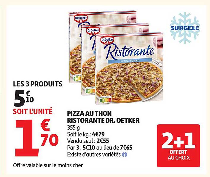 PIZZA AU THON RISTORANTE DR. OETKER