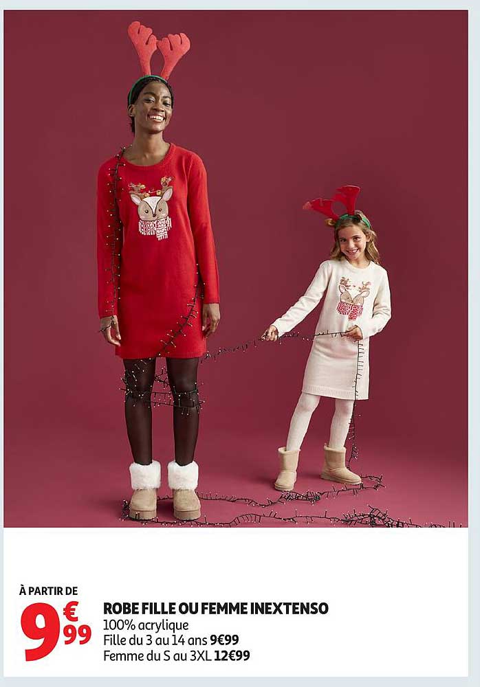 ROBE FILLE OU FEMME INEXTENSO