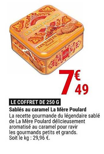 Sablés au caramel La Mère Poulard