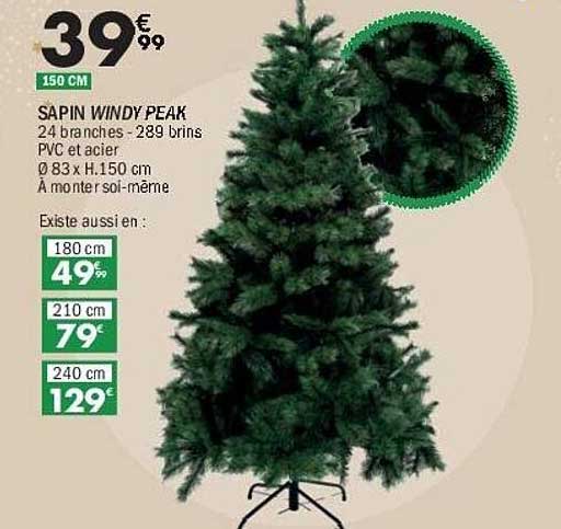 SAPIN WINDY PEAK 150 CM