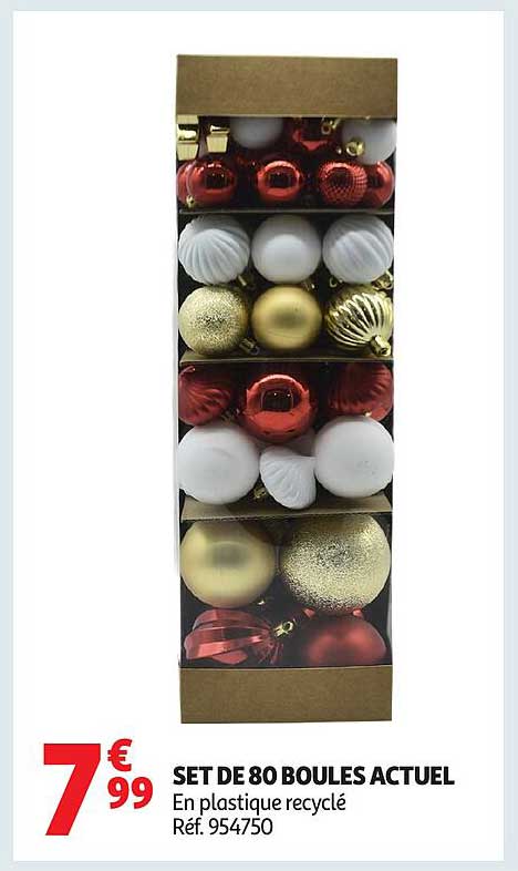 SET DE 80 BOULES ACTUEL