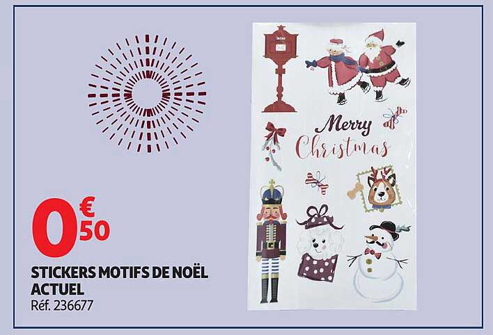 STICKERS MOTIFS DE NOËL